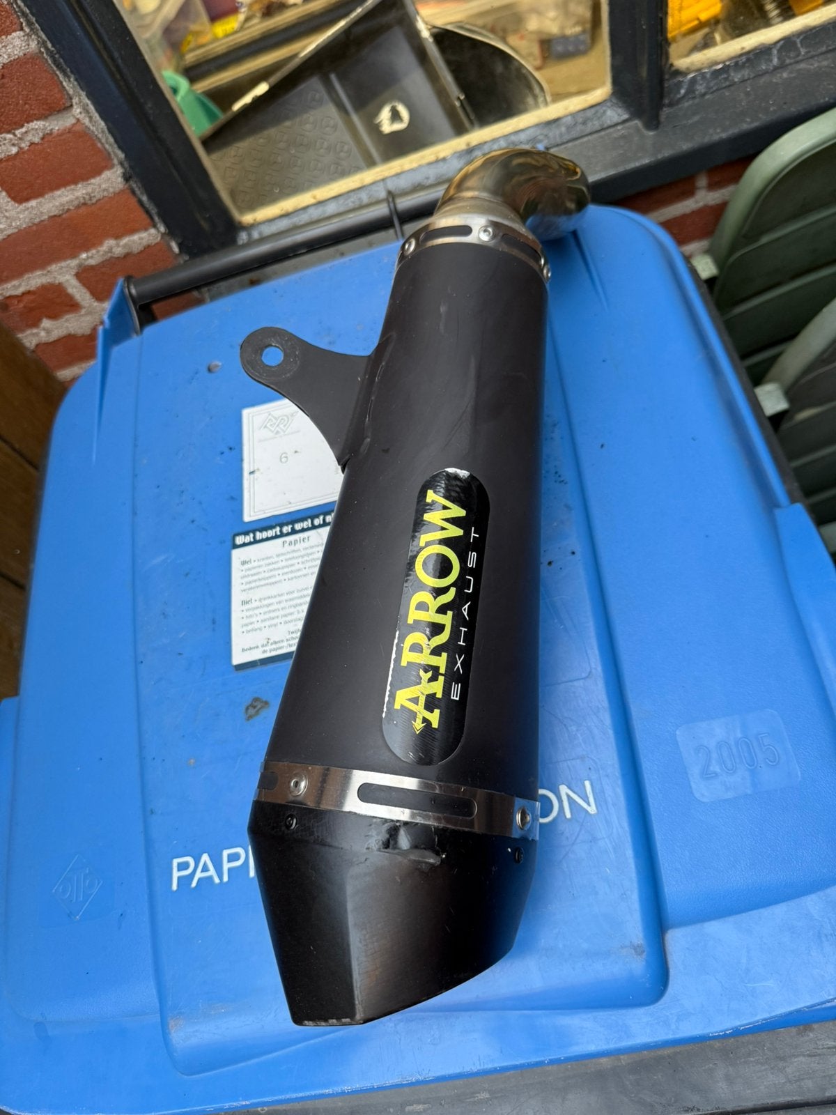 Uitlaatdemper 51mm kawasaki z900 arrow, Ophalen