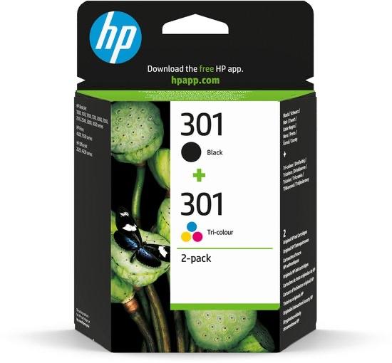 HP 301 inkt 2-pack (zwart/kleur) - Nieuw, Computers en Software, Printerbenodigdheden, Nieuw, Cartridge, Ophalen of Verzenden