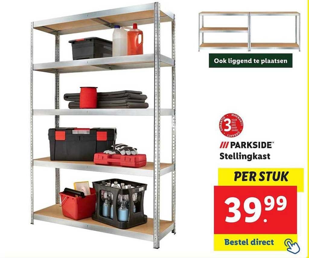 stellingkast parkside, Ophalen, Zo goed als nieuw
