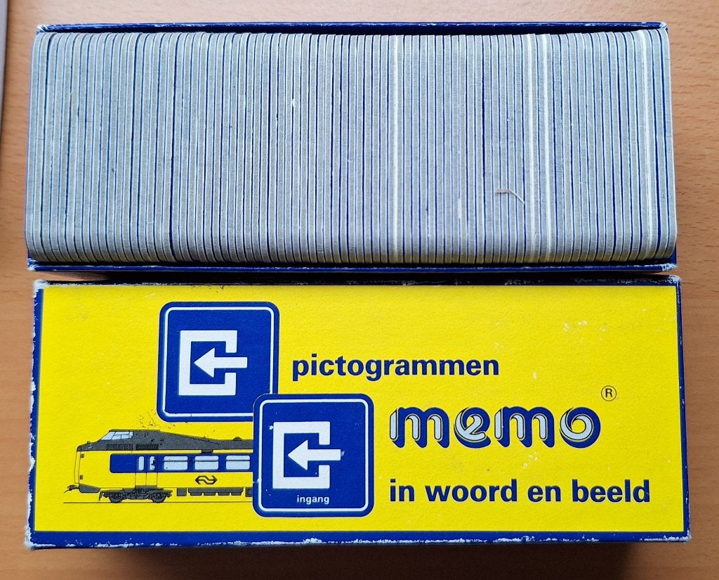 NS pictogrammenspel uit 1989, Ophalen of Verzenden, Zo goed als nieuw, Trein, Overige typen