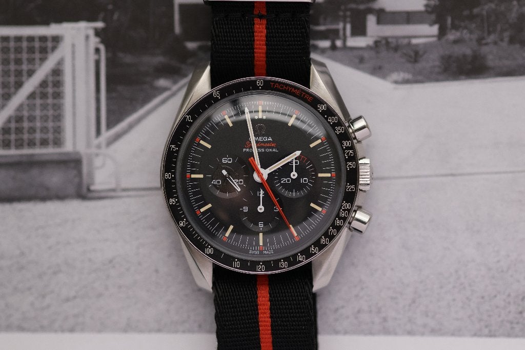 Omega Speedmaster Ultraman - Full set 2018, Sieraden, Tassen en Uiterlijk, Gebruikt, Staal, Polshorloge, Overige materialen