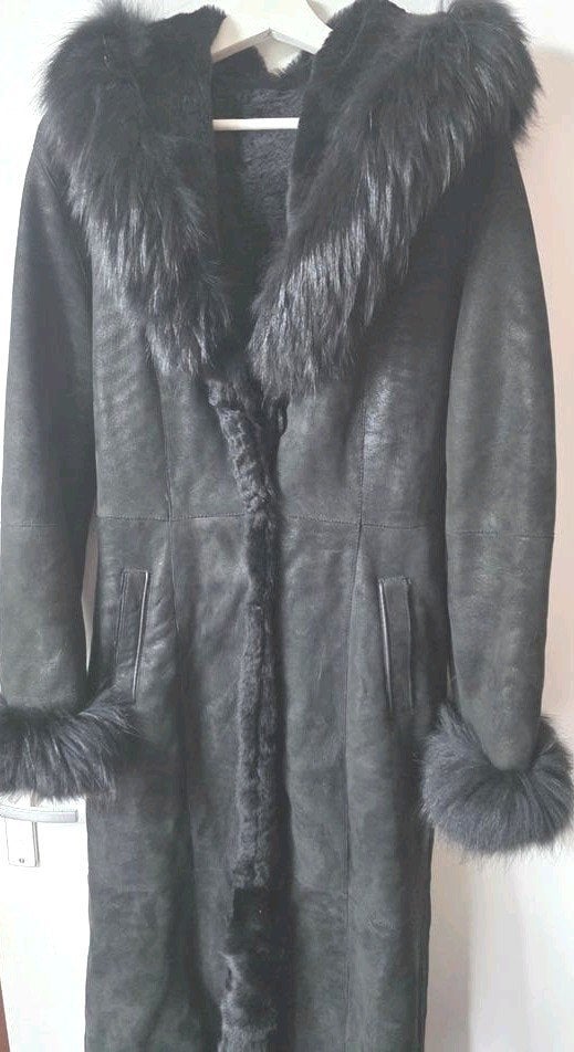 Stran idea luxe Italiaanse  schearling lammy coat met vos, Kleding | Dames, Zwart, Stran Idea, Nieuw, Ophalen