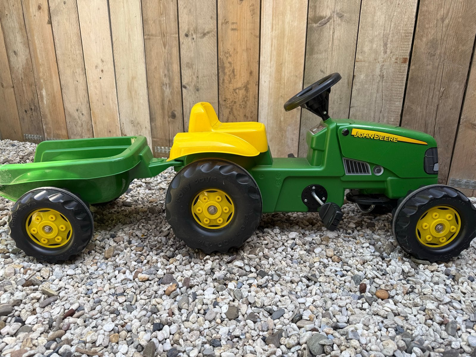 John Deere traptractor met aanhanger, Ophalen, Gebruikt, Trapvoertuig