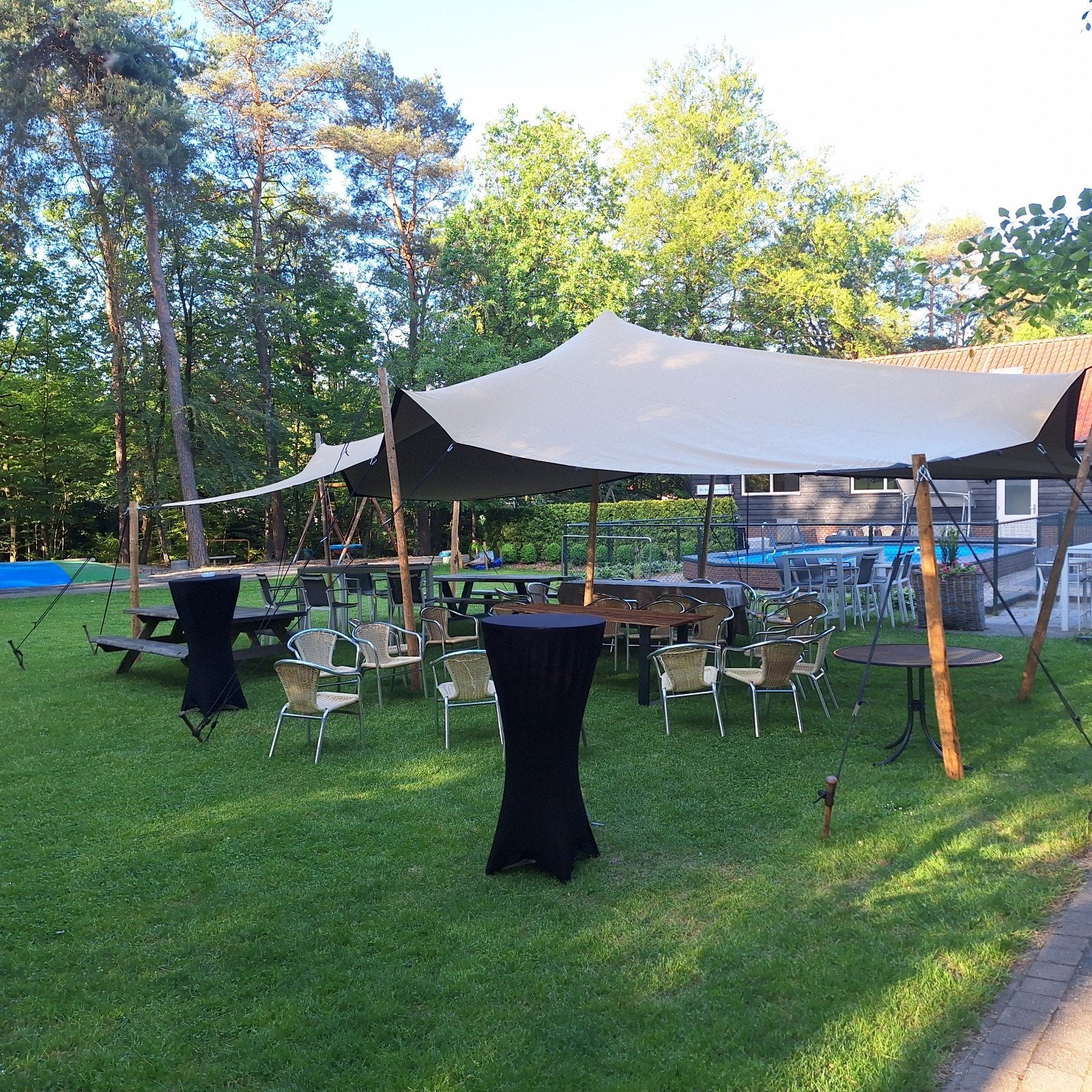 Te huur stretchtent 6x10 of 55.5, Ophalen, Overige