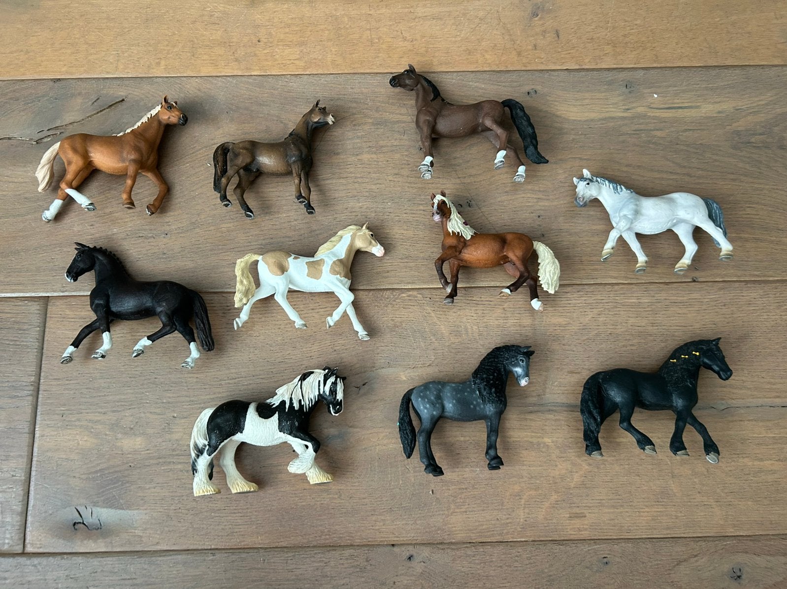 Schleich paarden bundel 3, Ophalen of Verzenden, Zo goed als nieuw, Paard, Beeldje of Figuurtje