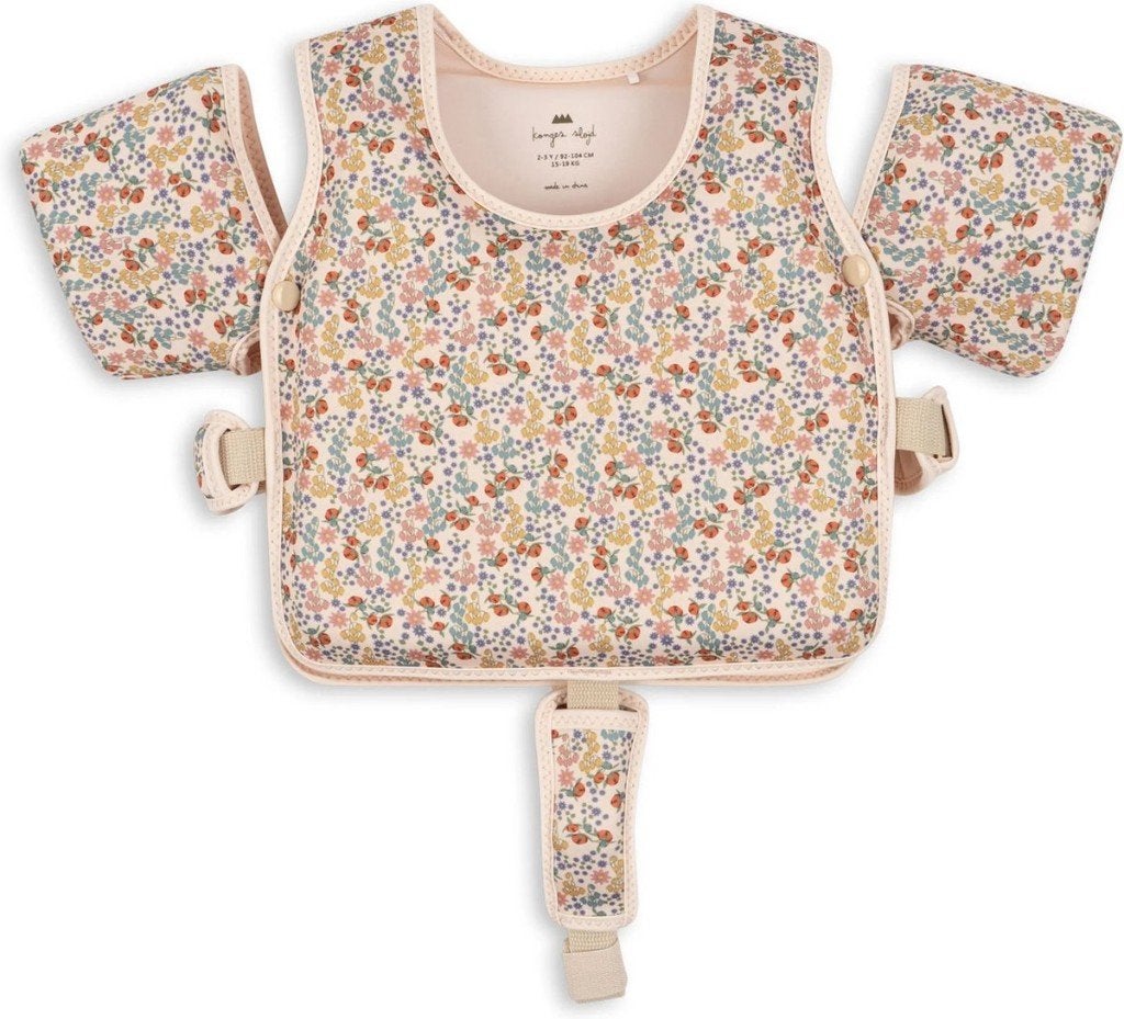 Konges Slojd Zwemvest Met Bandjes Bibi Fleur 3-6 jaar, Kinderen en Baby's, Kinderkleding | Kinder-zwemkleding, Meisje, One size