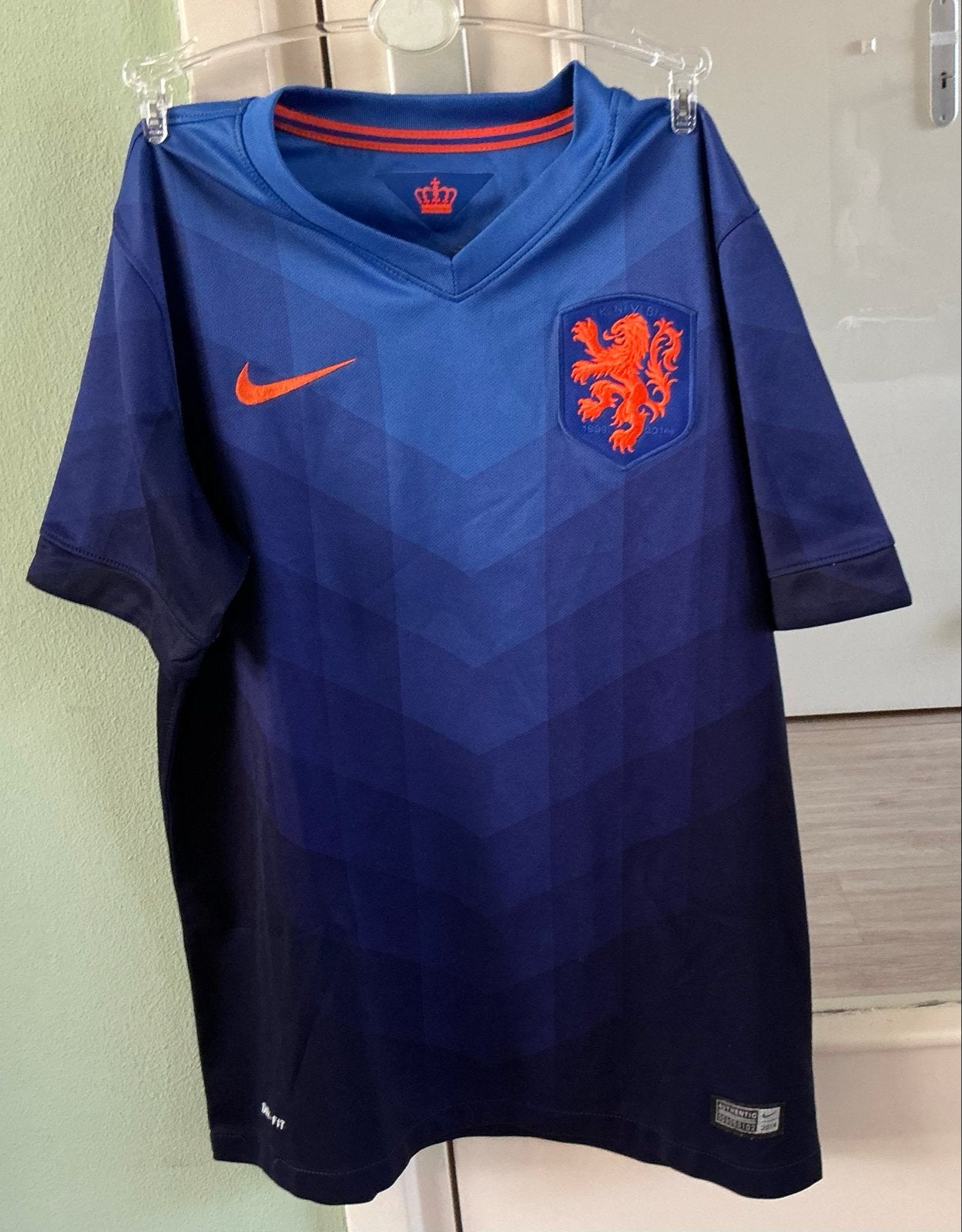 Nederlands Elftal Thuisshirt 2014 - Nike Dri-Fit, kids L, Kinderen en Baby's, Ophalen of Verzenden, Zo goed als nieuw, Jongen of Meisje
