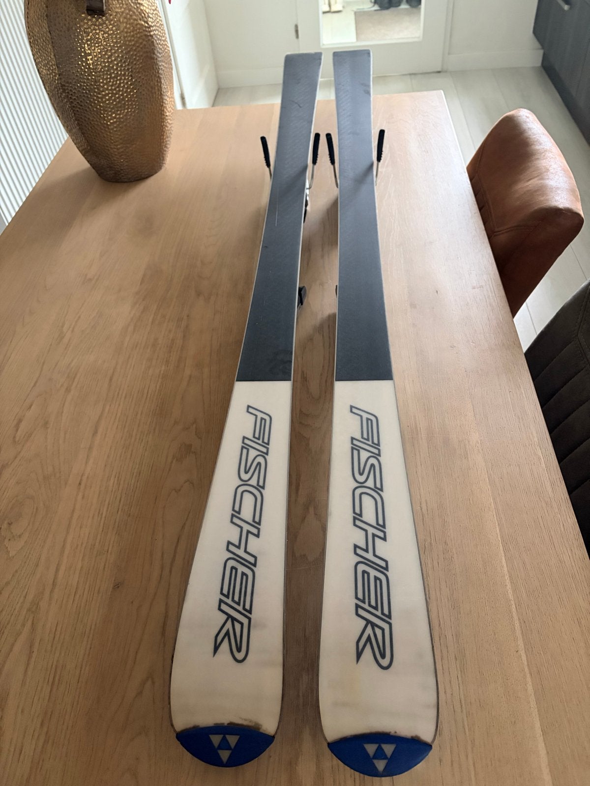 Heren Fischer S300 Ice ski's - 1.62m - Gebruikt, Sport en Fitness, Skiën en Langlaufen, Ophalen, 160 tot 180 cm, Skiën, Ski's