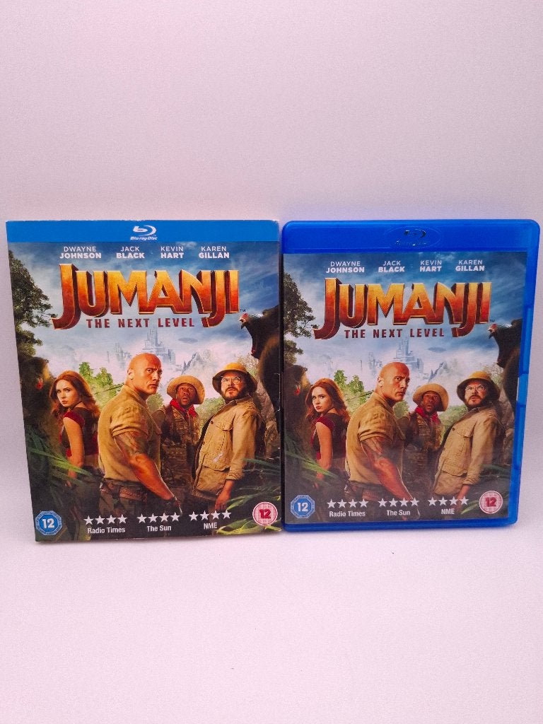 Jumanji the next level blu-ray, Cd's en Dvd's, Avontuur, Film, Met slipcover/slipcase, Engels