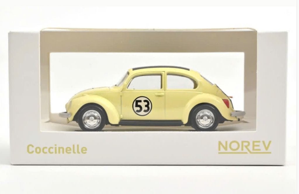 VW Kever 1973  # 53 HERBIE Jet-car 1/43 NOREV ref. 841005, Verzenden, Nieuw, Auto, Norev