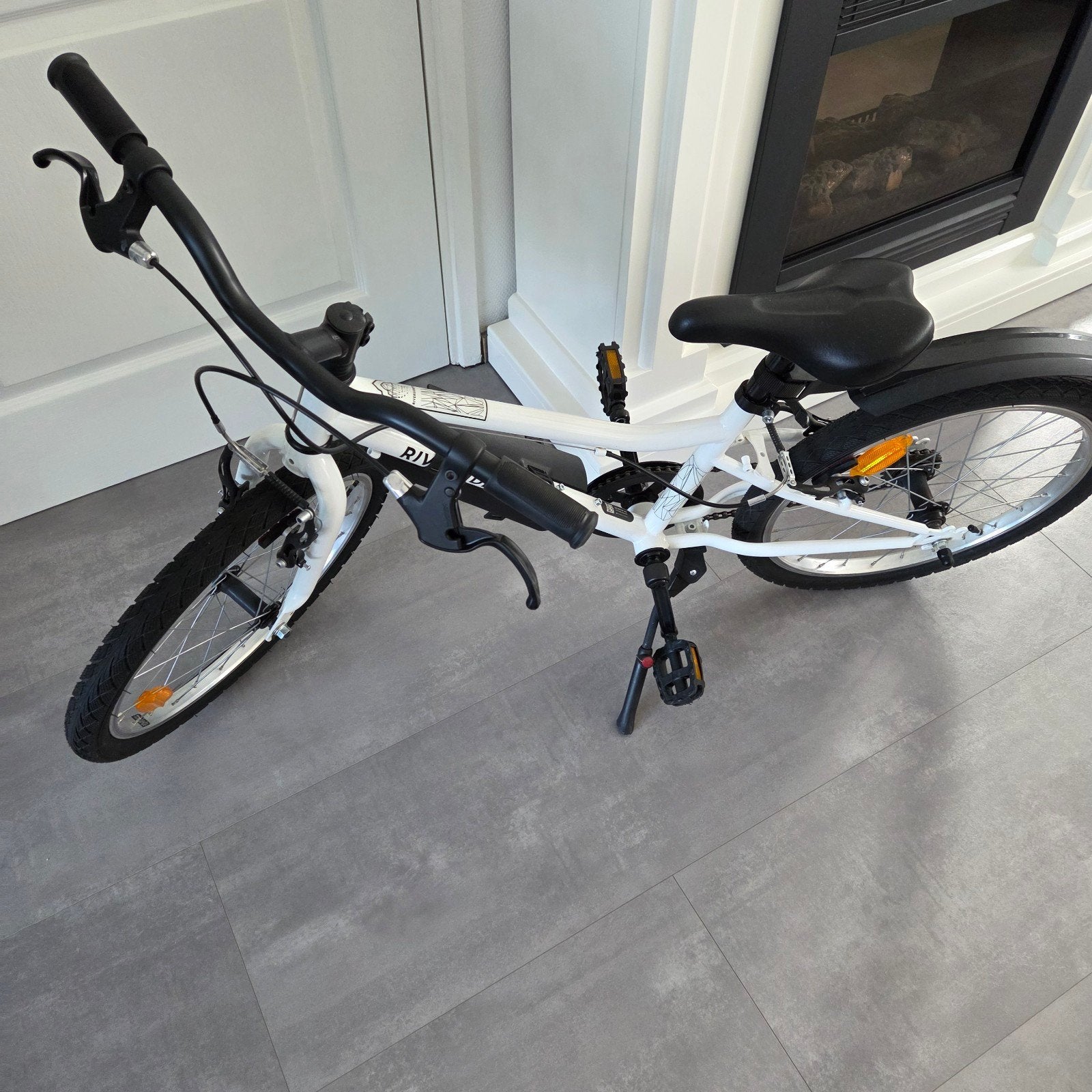B'TWIN Riverside kinderfiets (Decathlon), Fietsen en Brommers, Ophalen, 20 inch of meer, Velgrem, Riverside