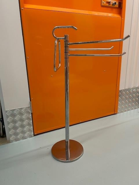 Chrome vintage handdoeken standaard, Huis en Inrichting, Badkamer | Badtextiel en Accessoires, Ophalen, Gebruikt, Overige kleuren