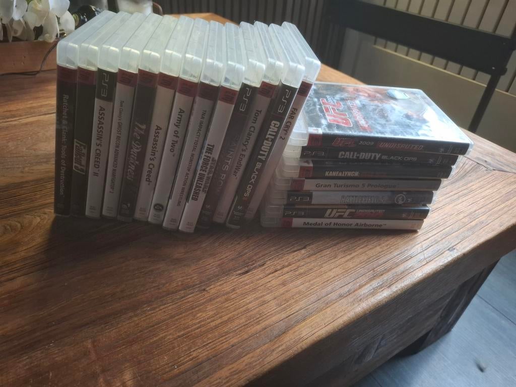 20 playstation 3 spellen, Ophalen of Verzenden, Overige materialen, 10 m² of meer, Minder dan 20 cm