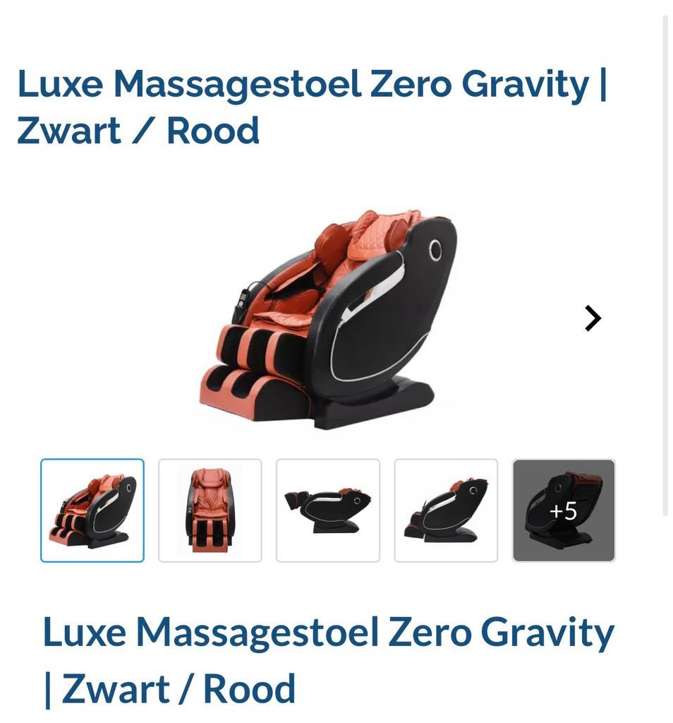 Luxe massagestoel nieuw, Ophalen, Nieuw, Massagestoel of Kussen