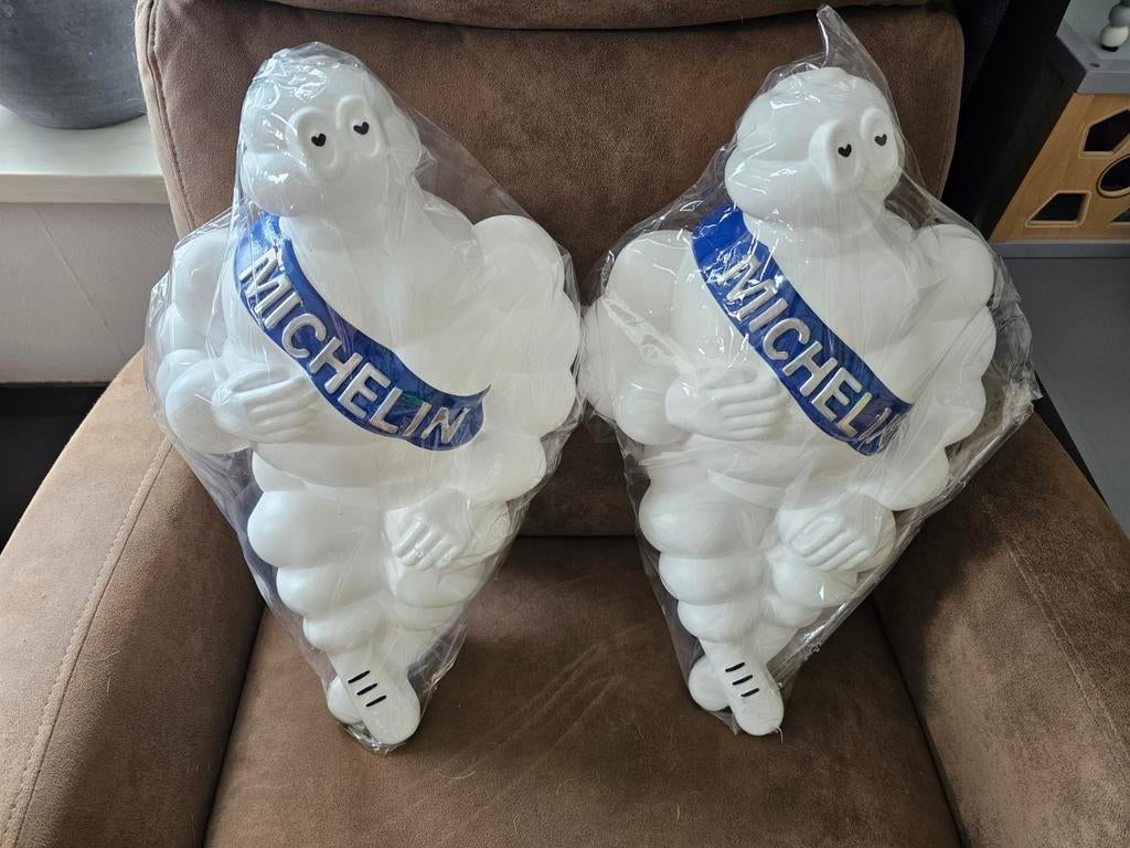 Michelin pop / poppen set van 2 nieuw met led en steuntjes, Auto-onderdelen, Vrachtwagen-onderdelen, Ophalen of Verzenden, Nieuw