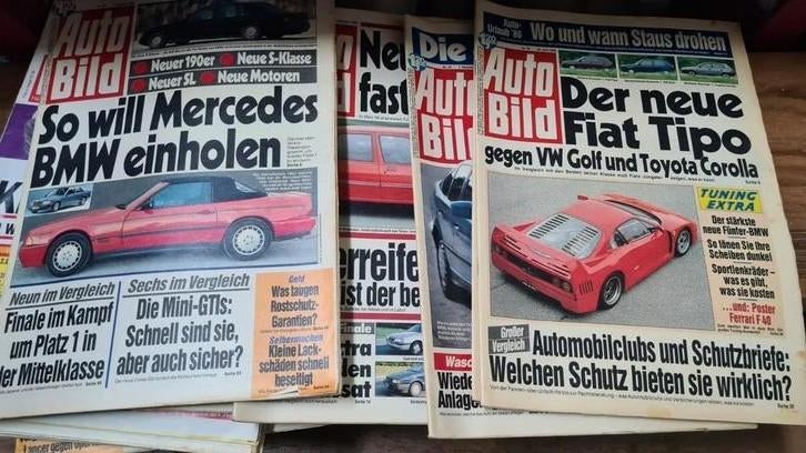 28 x autoweek autobild rond 1990, Boeken, Auto's | Folders en Tijdschriften, Ophalen of Verzenden, Gelezen, Algemeen