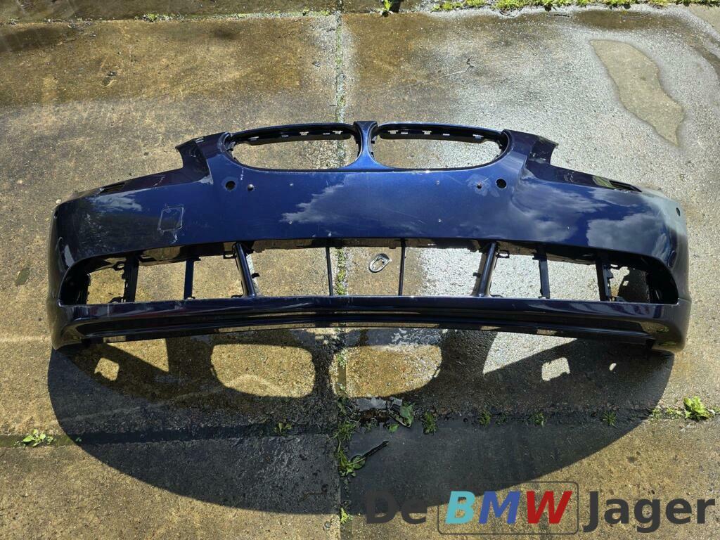 Voorbumper blauw BMW 5-serie E60 E61 51110149246, Gebruikt, Voor, Ophalen of Verzenden, Bumper