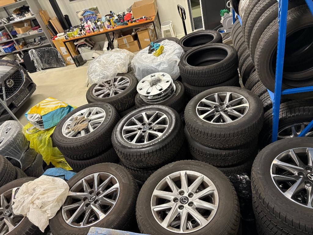 Velgen origineel Mazda CX5 17 inch met winterbanden 450 euro, Auto-onderdelen, Banden en Velgen, Ophalen, Gebruikt, Banden en Velgen