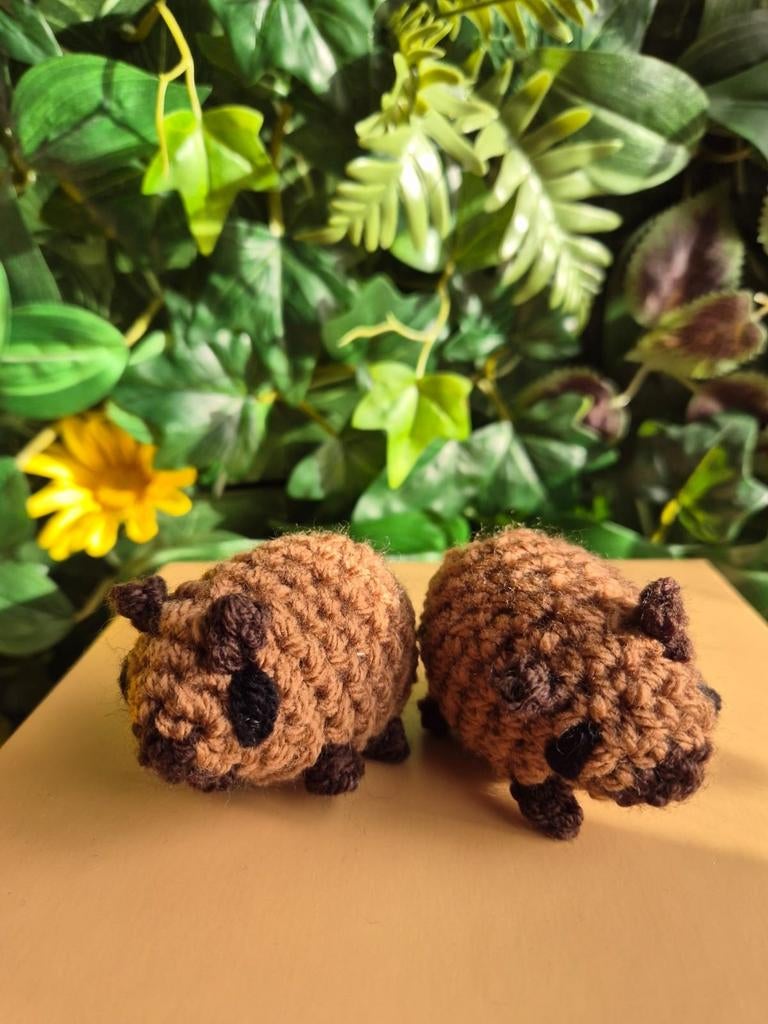 Gehaakte Capybara, Verzenden, Nieuw, Haken, Wol of Garen