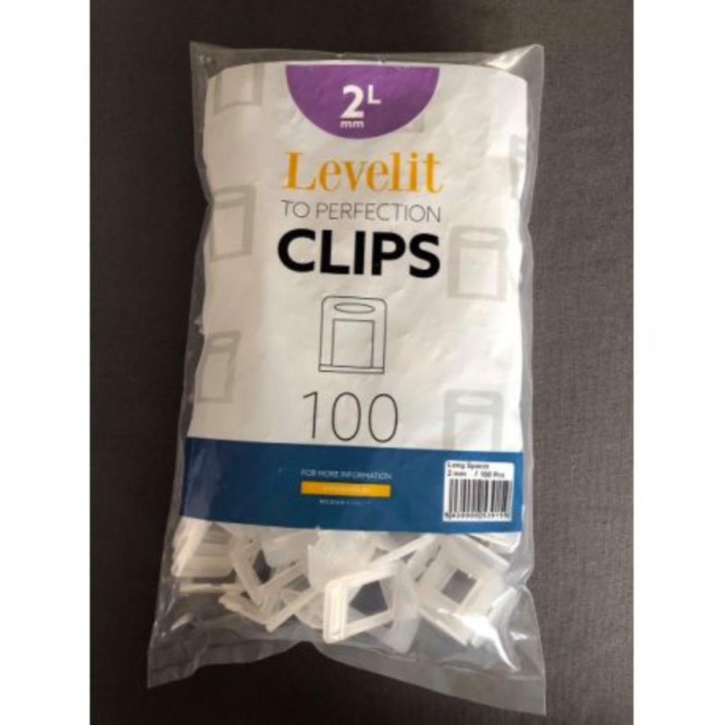 levelit clips voor tegels 6-9-12-15mm en  20mm, Ophalen, Overige materialen, Nieuw, Minder dan 20 cm