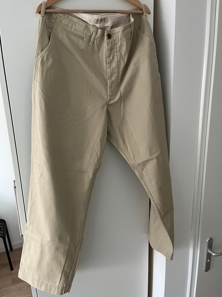 Bryceland's Army Chinos | Beige | 36, Maat 52/54 (L), Beige, Ophalen of Verzenden, Zo goed als nieuw