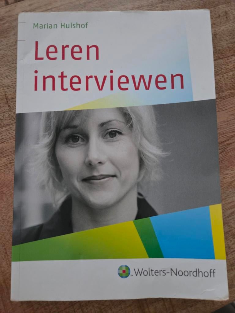 Leren Interviewen - Marian Hulshof, Boeken, Marian Hulshof, Zo goed als nieuw, Alpha, HBO