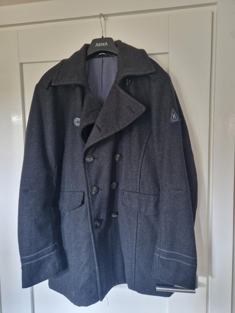 Gaastra heren jas maat L met wol, Kleding | Heren, Jassen | Winter, Ophalen of Verzenden, Zo goed als nieuw, Maat 52/54 (L), Grijs