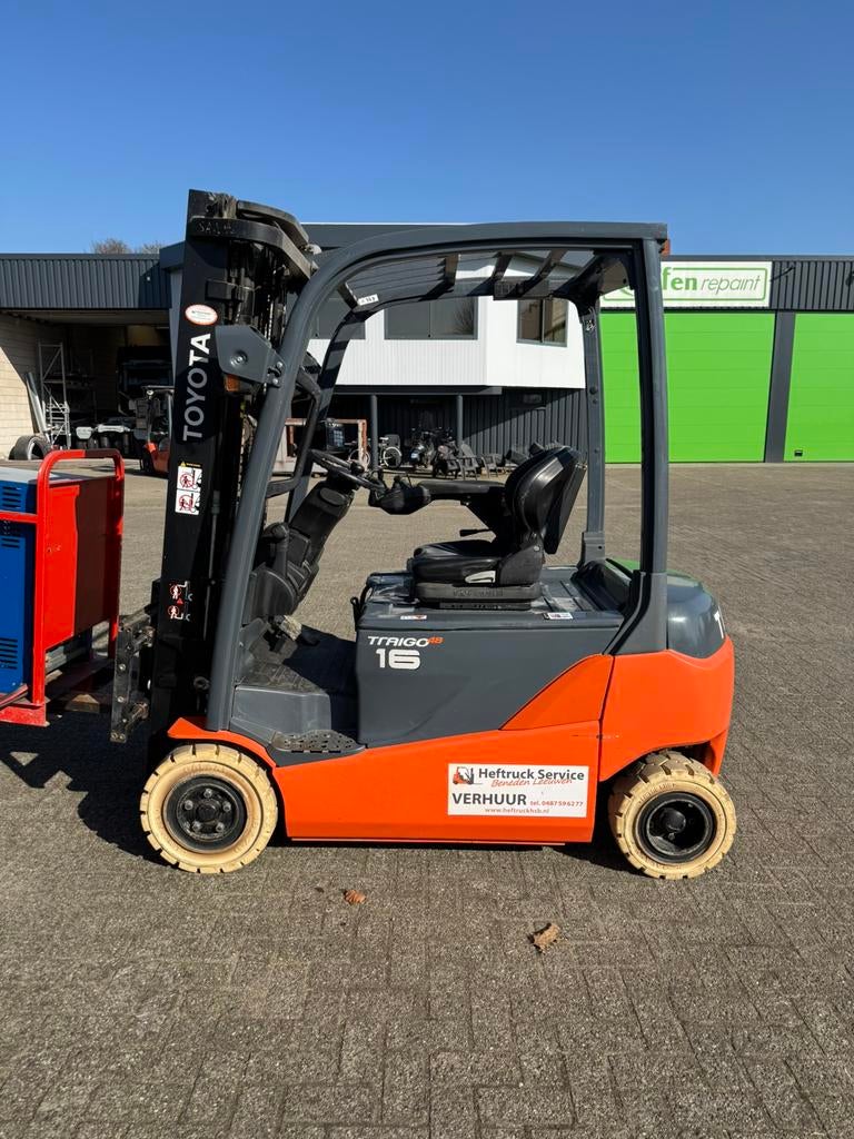 Super nette Toyota heftruck, 8FBMT16, triplex 4,70M, Ophalen, Linde Toyota Hyster Komatsu Nissan jungheinrich Still Crown, Heftruck