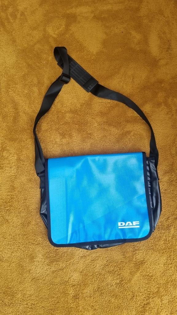 Nieuwe DAF Schoudertas / Messenger Bag, Effen, DAF, Blauw, Nieuw