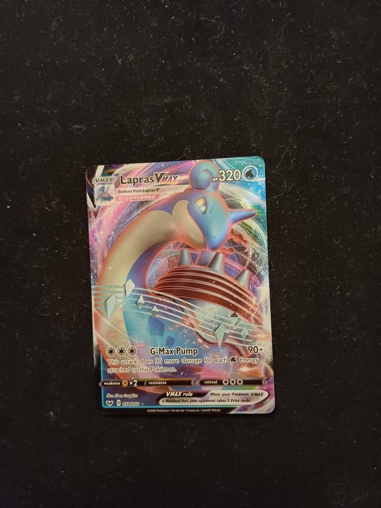 Pokémon Lapras Vmax - 050/202, Ophalen of Verzenden, Losse kaart