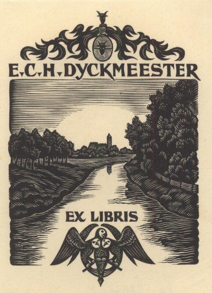 1259 Ex Libris Nederland : Thijs Mauve, 1943, Verzenden