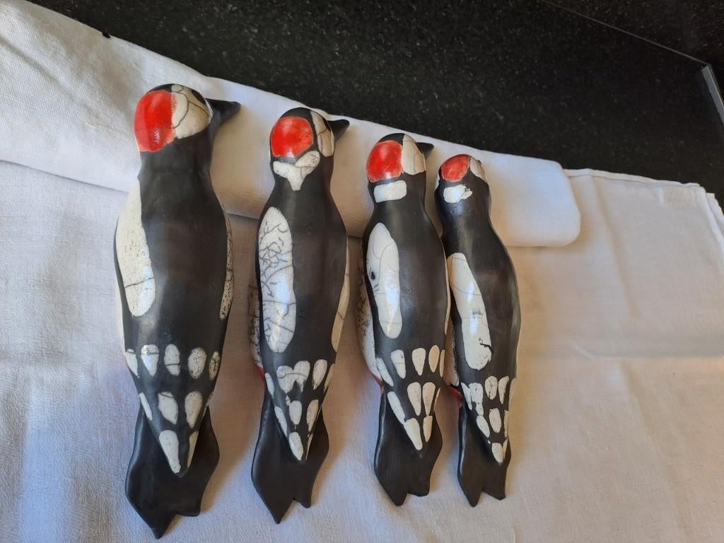 keramiek grote bonte specht, Ophalen of Verzenden, Nieuw