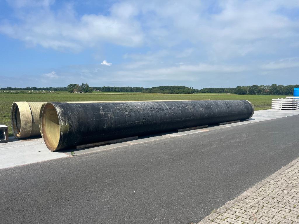 Glasvezelbuis duikerbuis, Overige materialen, Gebruikt, 6 meter of meer, Ophalen of Verzenden