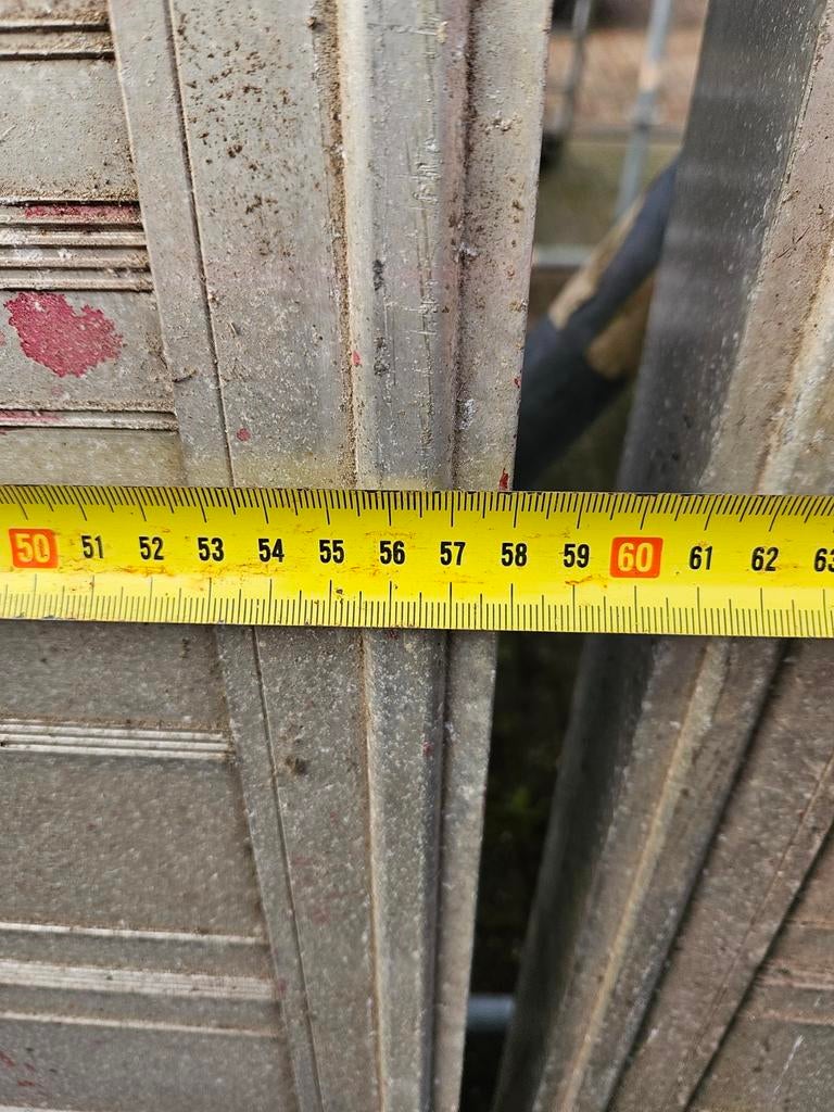 Aluminium loopplanken met luik en ladder (2 stuks), Ophalen, ., Zo goed als nieuw, .