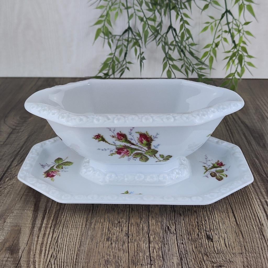 Rosenthal Maria Moosrose Kontinental Sauciere vaste Schotel, Ophalen of Verzenden