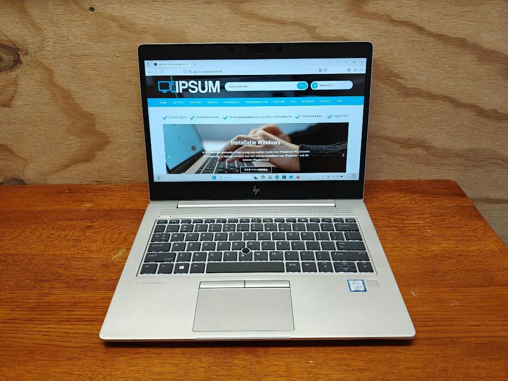 HP Elitebook 830 G6 | i5 8265u | 16gb DDR4 | 250gb SSD, 256 GB, HP, 13 inch, Minder dan 2 Ghz