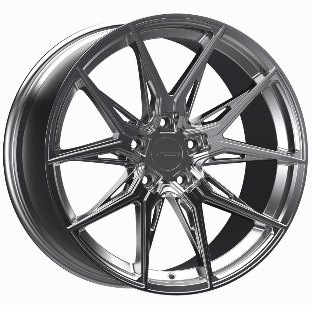 17" 5X100 ARCEO MARSEILLE Sportvelgen VW POLO AUDI A1 SEAT I, 215 mm, Velg(en), Verzenden, Nieuw