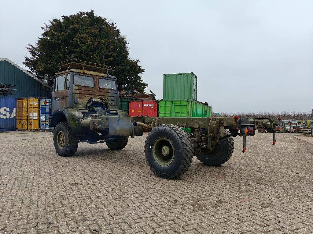 IVECO Magirus 110 - 16 4x4 expeditie camper basis, Auto's, Stof, Trekhaak, Iveco, Overige kleuren