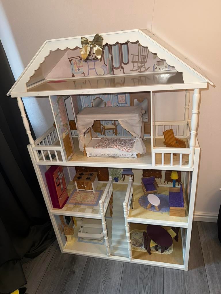 Kidkraft savannah poppenhuis barbie huis, Kinderen en Baby's, Speelgoed | Poppenhuizen, Gebruikt, Poppenhuis, Ophalen of Verzenden
