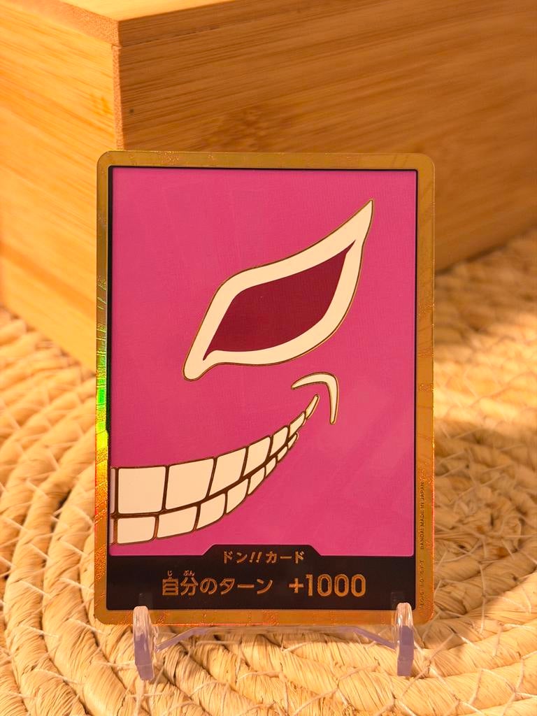 Don!! (PRB Doflamingo) One Piece TCG, Ophalen of Verzenden, Zo goed als nieuw, Losse kaart, Foil