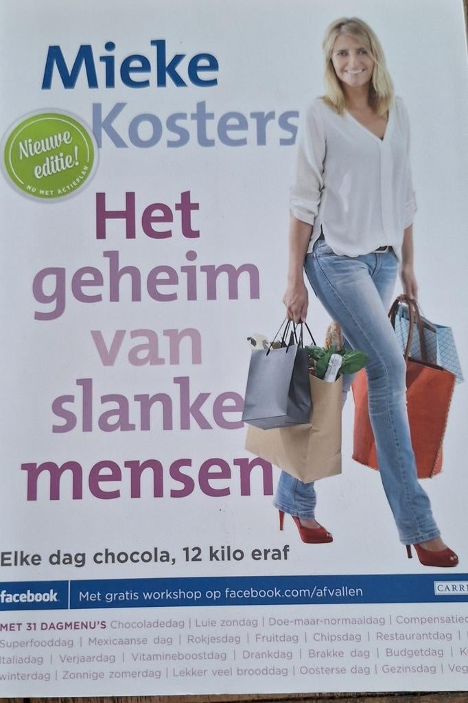Mieke Kosters - Het geheim van slanke mensen, Ophalen of Verzenden, Zo goed als nieuw, Mieke Kosters