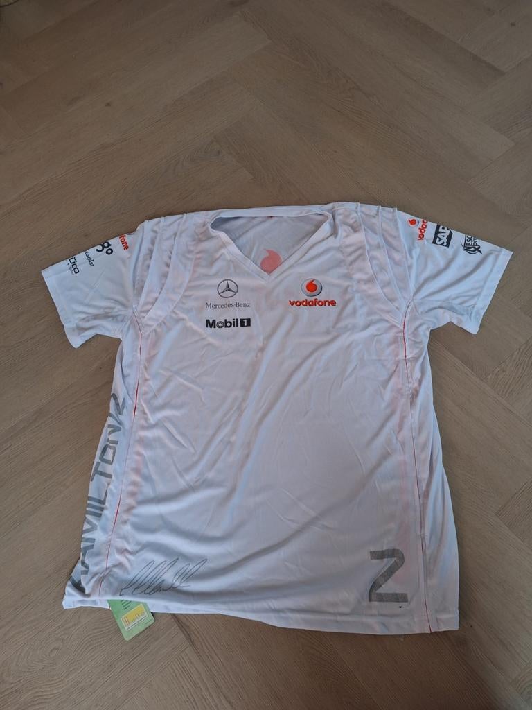 Vodafone McLaren Mercedes F1 Shirt Hamilton #2 - XL, Kleding | Heren, Ophalen of Verzenden, Nieuw, Maat 56/58 (XL), Vodafone McLaren