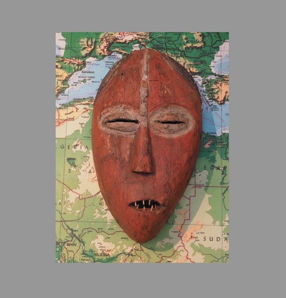 Ngbaka masker Congo (120722-11), Antiek en Kunst, Kunst | Niet-Westerse kunst, Ophalen of Verzenden