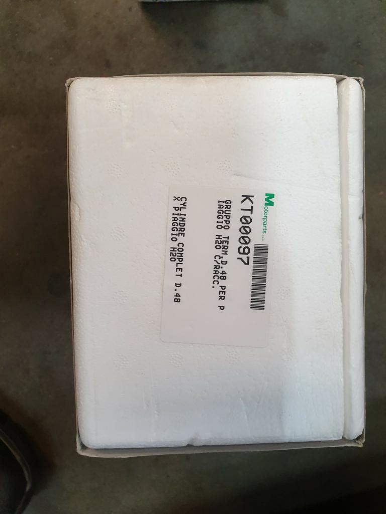 DR cilinderset Piaggio 2 takt waterkoeling 48 mm, Ophalen of Verzenden, Nieuw, Cilinder, Piaggio