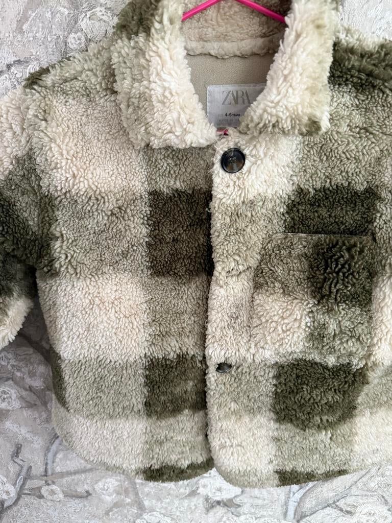 Zara Teddy Jas - Maat 4-5 Jaar, Ophalen of Verzenden, Zo goed als nieuw, Jongen of Meisje