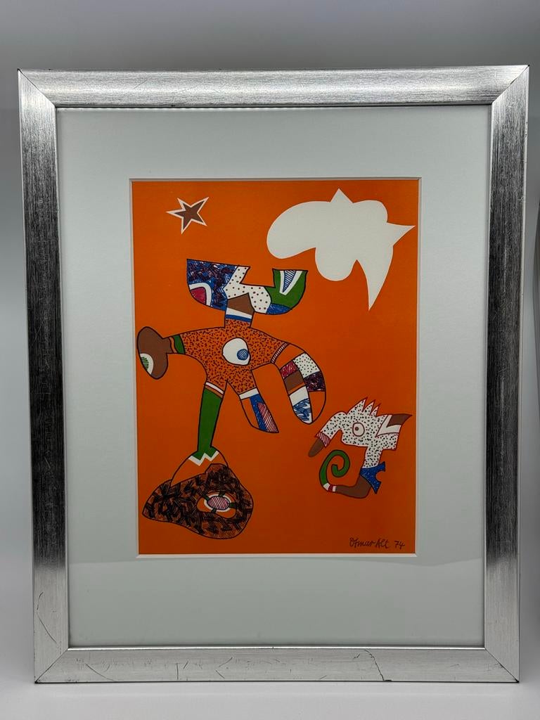 Otmar Alt Lithografie uit 1974, Ophalen of Verzenden