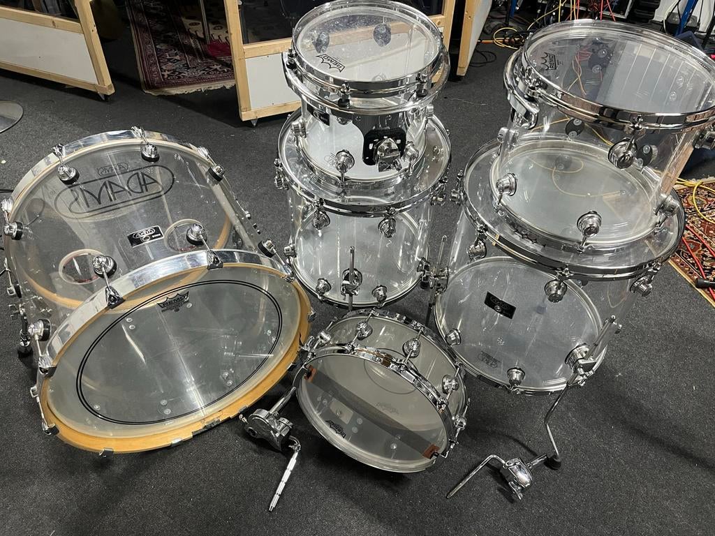 Adams 8000 Acryl shellset - z.g.a. Nieuwstaat!, Muziek en Instrumenten, Drumstellen en Slagwerk, Ophalen, Zo goed als nieuw, Overige merken