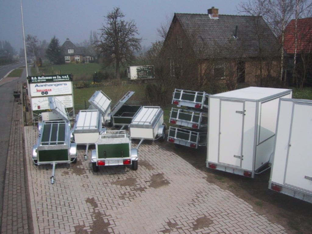 ongeremde aanhangers va € 617,- 200x110 incl btw, Auto diversen, Aanhangers en Bagagewagens, Ophalen, Nieuw, Hulleman, Info@hulleman-zn.nl