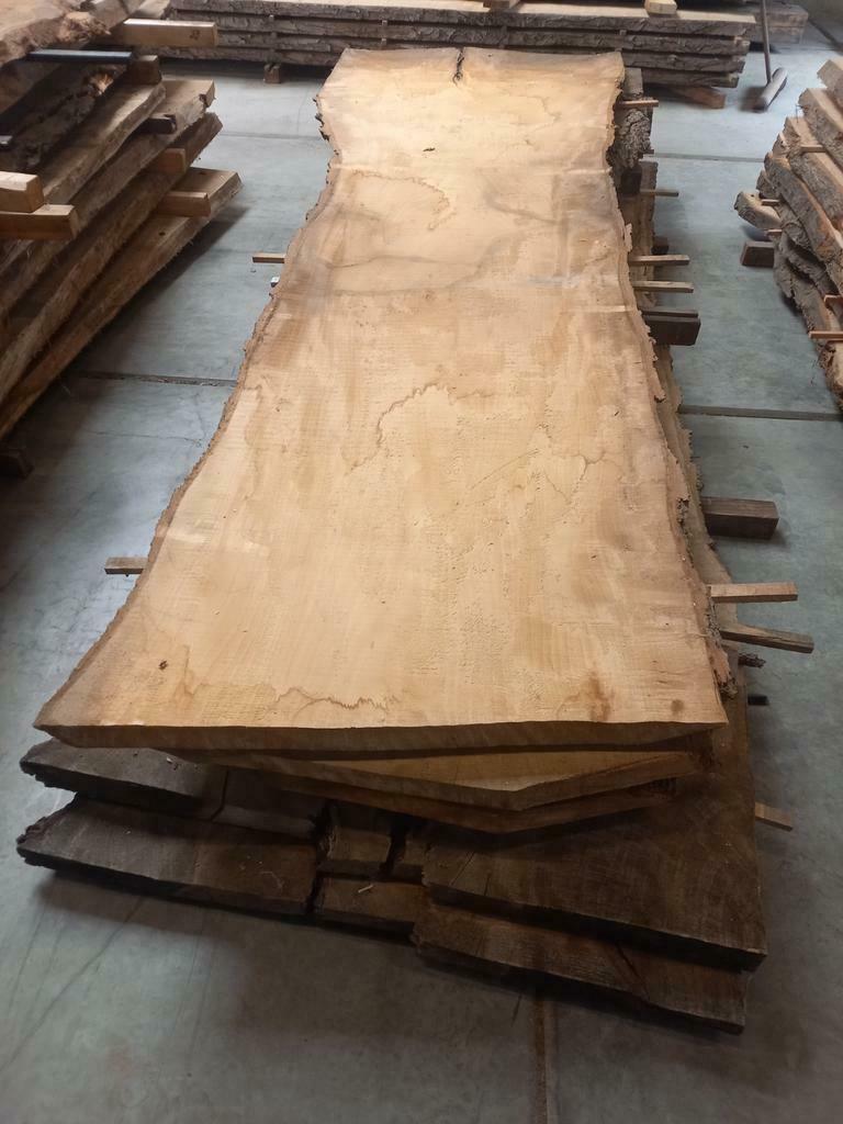 Diverse partijen  schaaldelen  ( boomstam  bladen ), Doe-het-zelf en Verbouw, Hout en Planken, Ophalen of Verzenden, Zo goed als nieuw