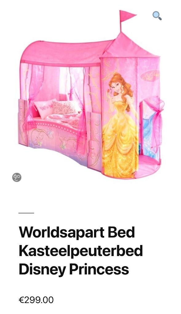 Kinderbed Prinses bed, Ophalen, Tweepersoons, Zo goed als nieuw, Overige maten